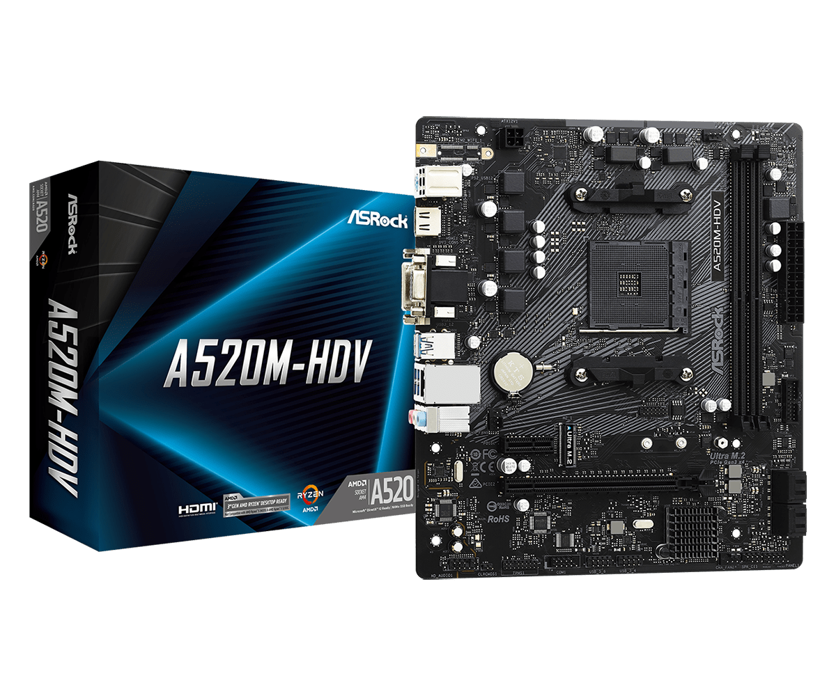 Motherboard Amd ASROCK A520M-HDV A520M ASROCK