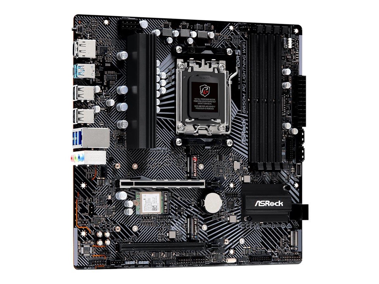 Motherboard Amd ASROCK B650M PG WIFI AM5 B650M PG LIGHTINING