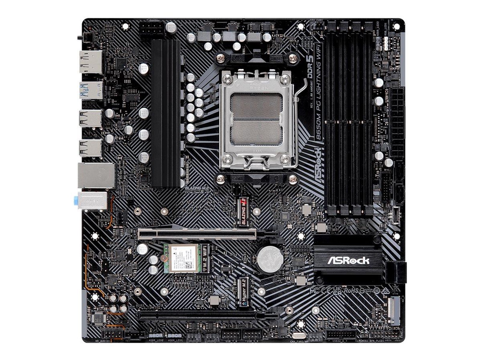 Motherboard Amd ASROCK B650M PG WIFI AM5 B650M PG LIGHTINING