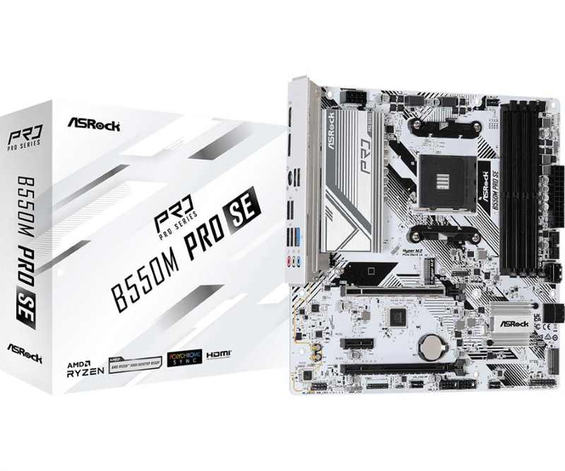 Motherboard Amd ASROCK B550M PRO SE AM4 B550M PRO SERIE