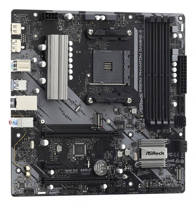 Motherboard Amd ASROCK B550M PHANTOM AM4 B550M PHANTOM GAMING4