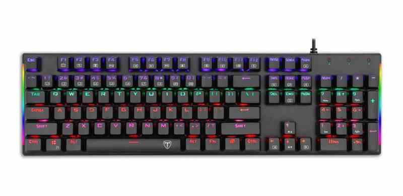 Perifericos Teclado Gamer T-DAGGER T-TGK310-RD NAXOS RED SWITCH