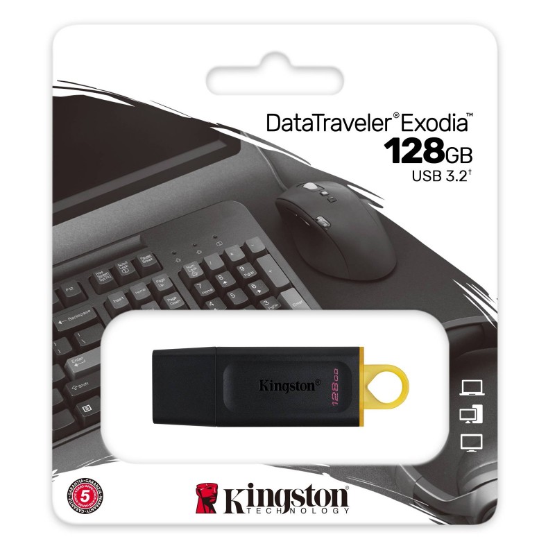 Pendrive 128GB KINGSTON EXODIA 128GB EXODIA 128GB USB 3.2