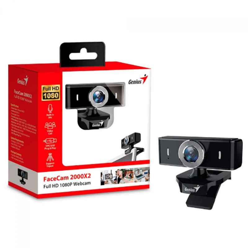 Perifericos Webcam GENIUS FACECAM 2000X2 1080P FACECAM 2000X2 FULL HD