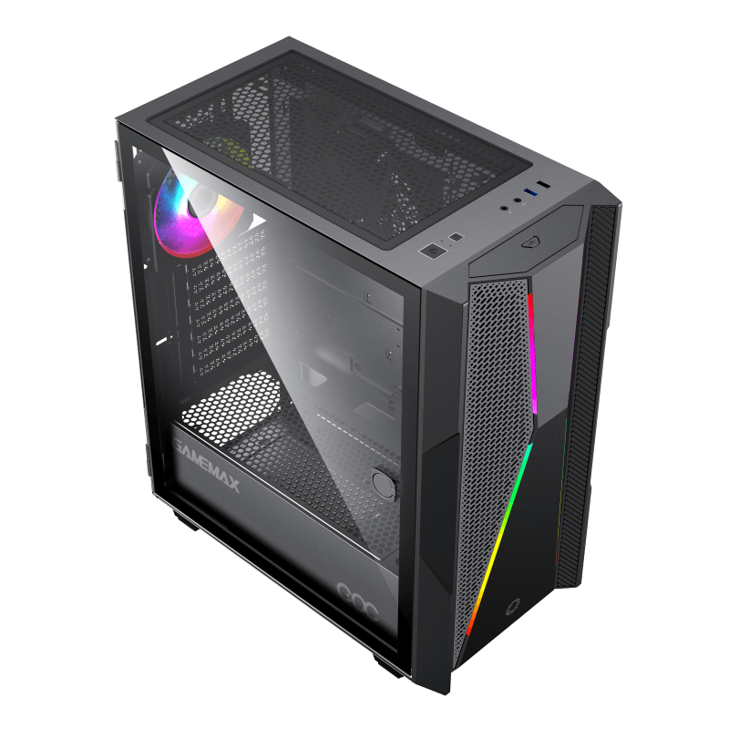 Gabinete Gamer GABEMAX TYPHOON COC 2FAN TYPHOON 2FAN ARGB