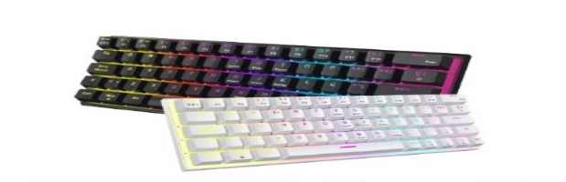 Perifericos Teclado Gamer SOLARMAX MECANICO MINI 60% KB76C MINI WHITE