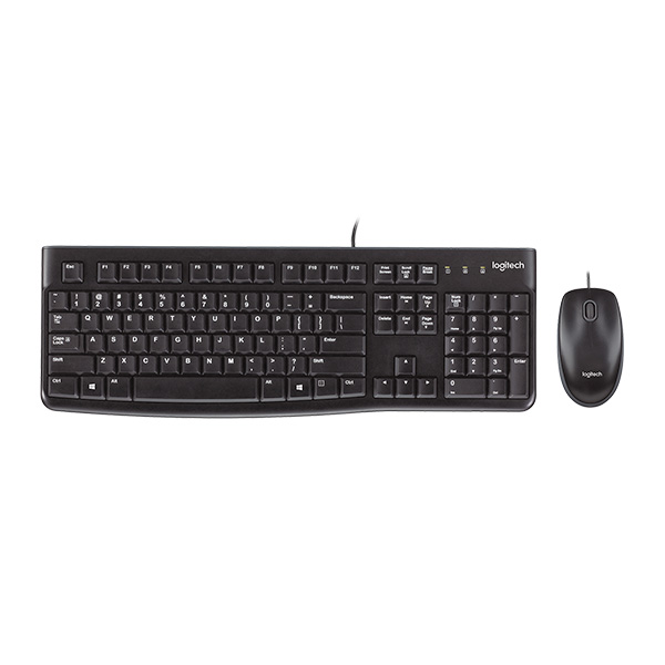 Perifericos Teclado + Mouse Logitech MK120 Black MK120