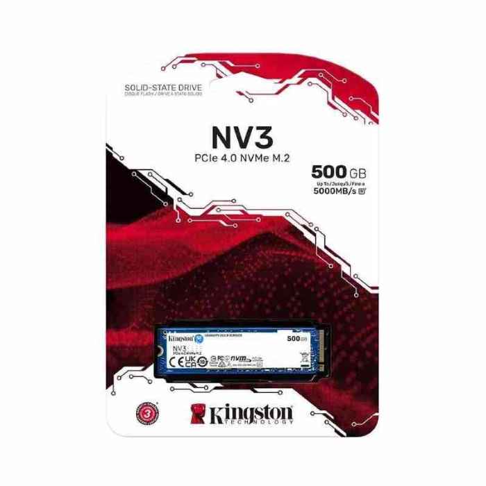 Almacenamiento Solido M.2 Nvme KINGSTON M.2 500GB M.2 500GB NV3 KINGSTON