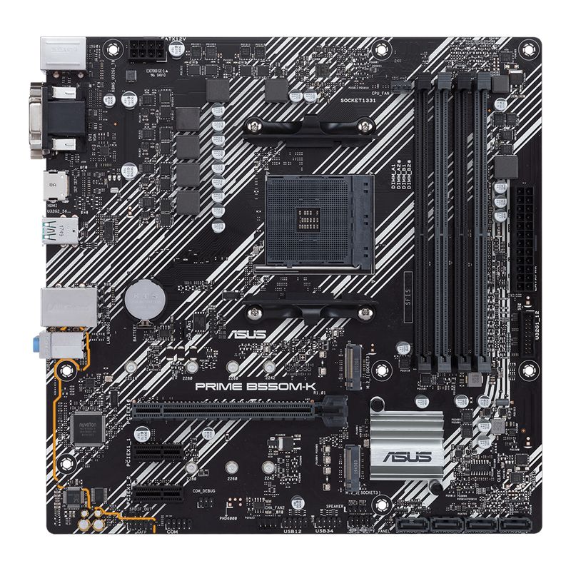 Motherboard Amd Asus Prime B550M-K AM4 B550M-K ASUS