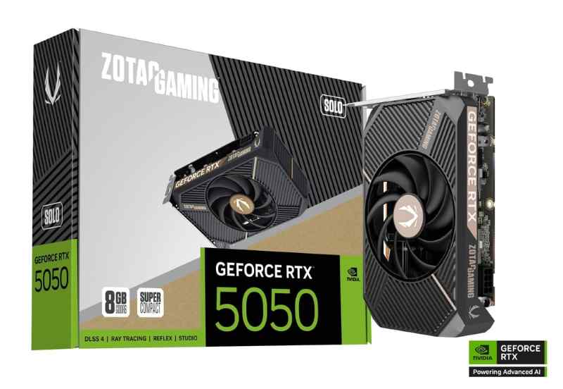 Placa De Video Nvidia ZOTAC RTX 5050 8GB RTX 5050 8GB SOLO