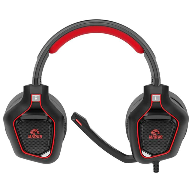 Auricular Gamer/PS4/XBOX Marvo PRO HG8960 PS4-PC-XBOX RED LED HG8960 PRO