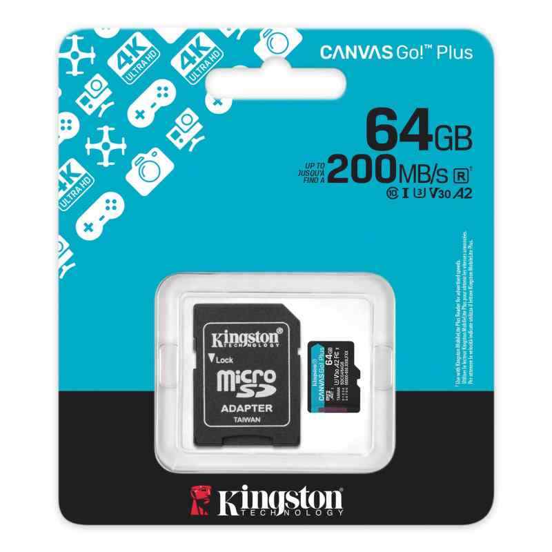 MicroSD 64GB KINGSTON 64GB 200MB 64GB 200MB/S V30 A2