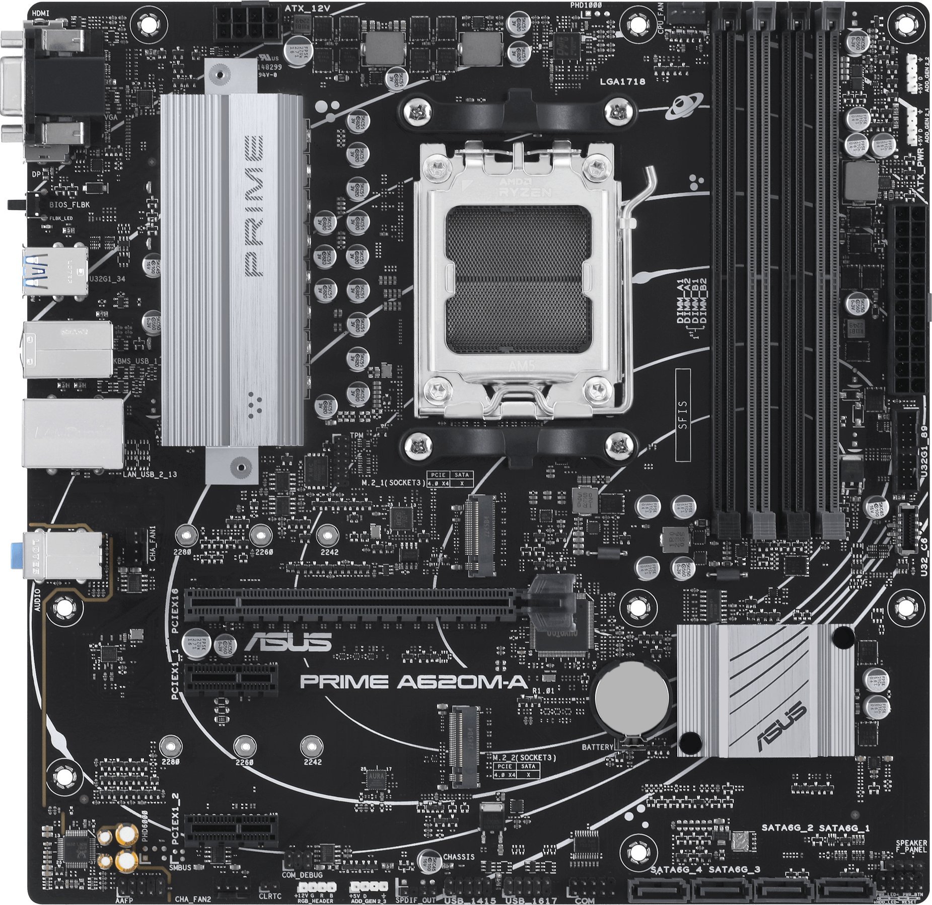 Motherboard Amd ASUS PRIME A620M A A620M A CSM AM5