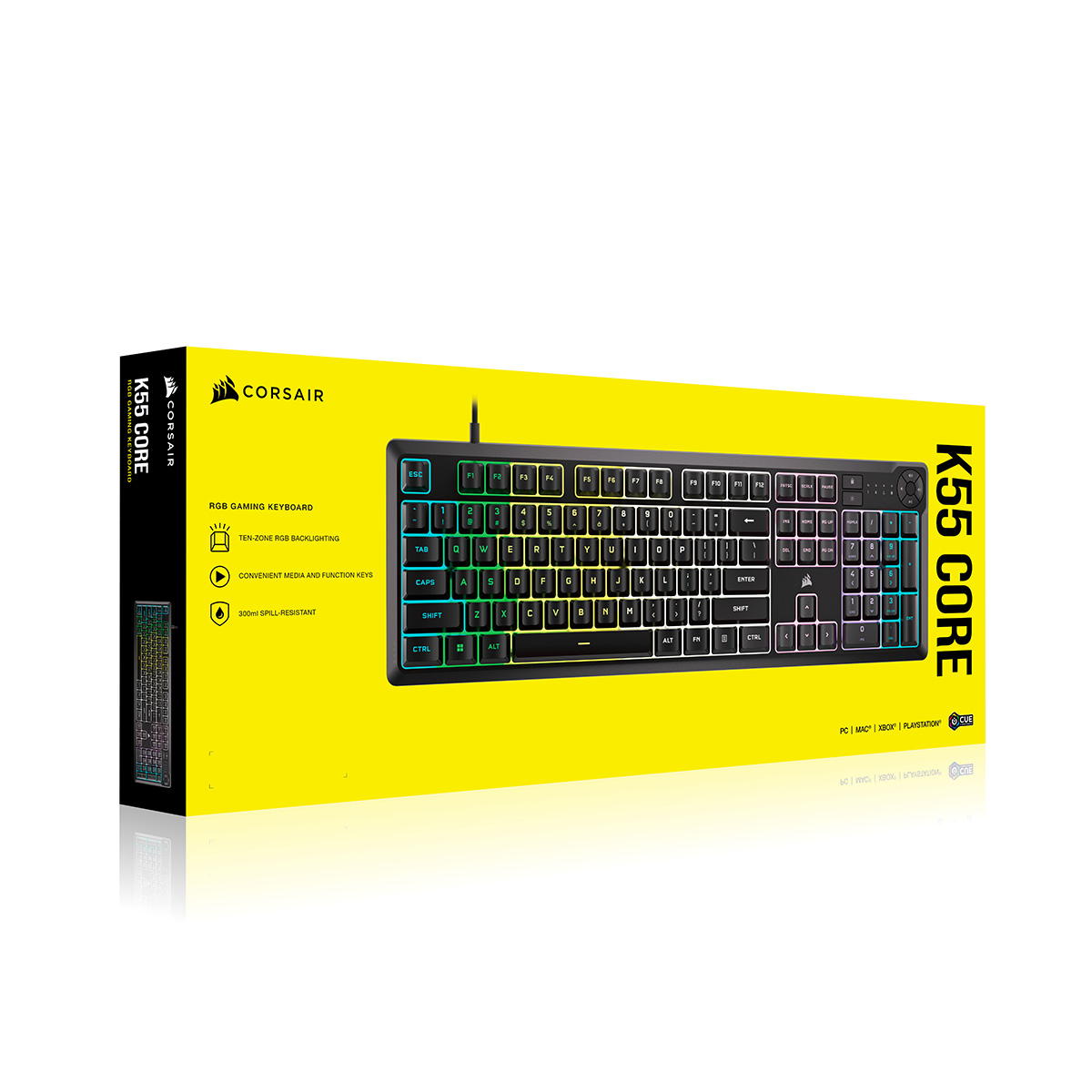 Perifericos Teclado Gamer CORSAIR K55 CORE K55 CORE ESPAÑOL