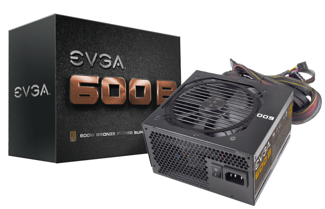 Fuente 600w Evga 80+ Bronze (usada) Sc