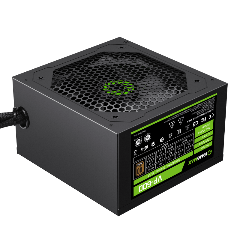 Fuente 600w Game Max 80+ Bronze (usada) Sc