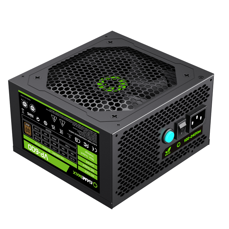 Fuente 600w Game Max 80+ Bronze (usada) Sc