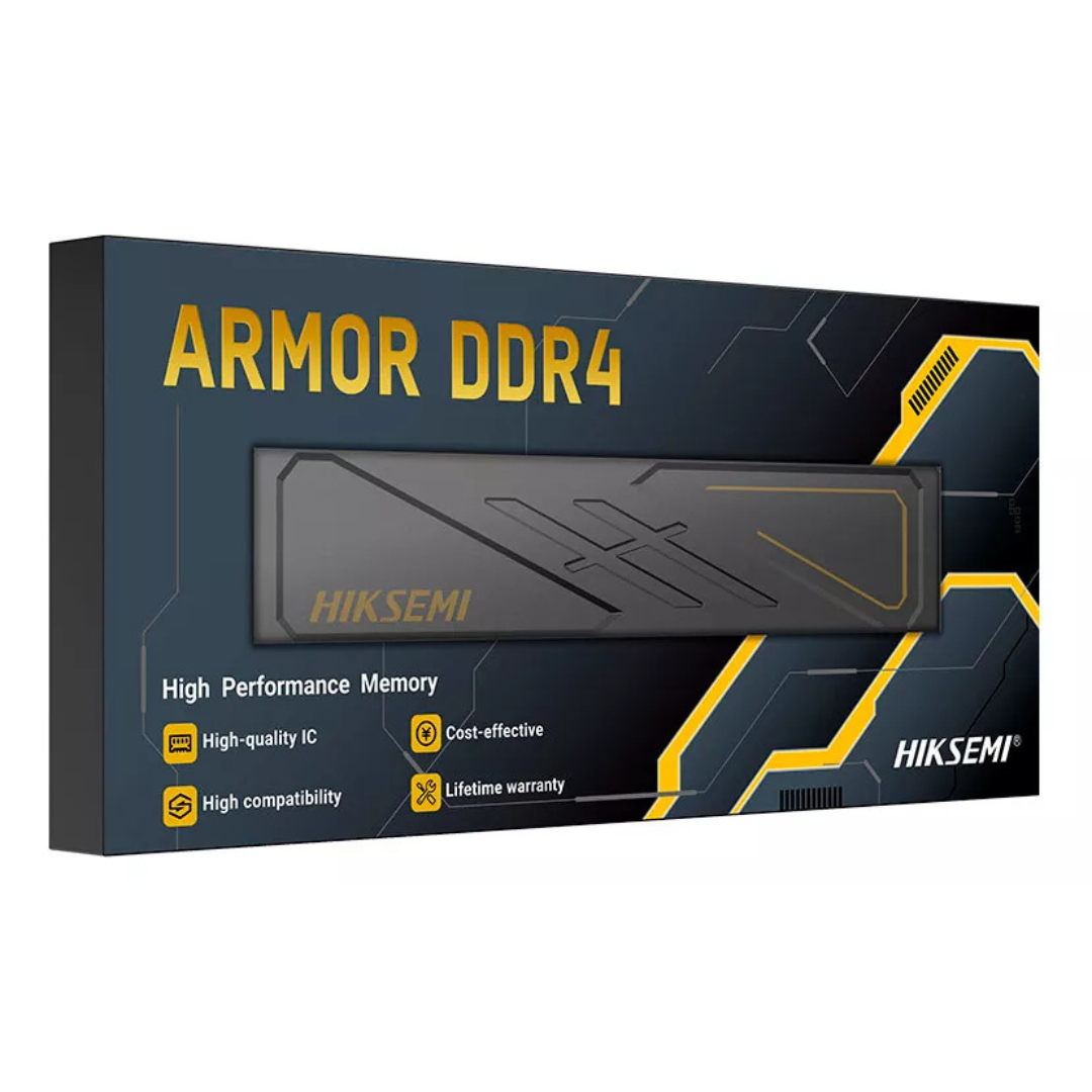 Memoria Ram Hiksemi 8gb 3200mhz Armor C-disipador Black