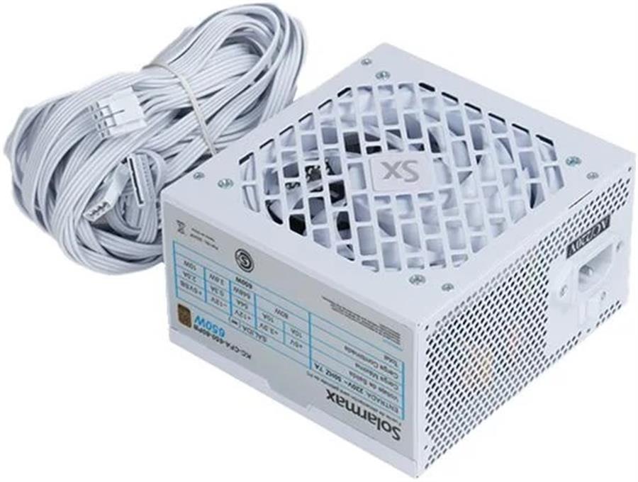 Fuente Solarmax 650w 80+ Bronze Blanca (nueva)