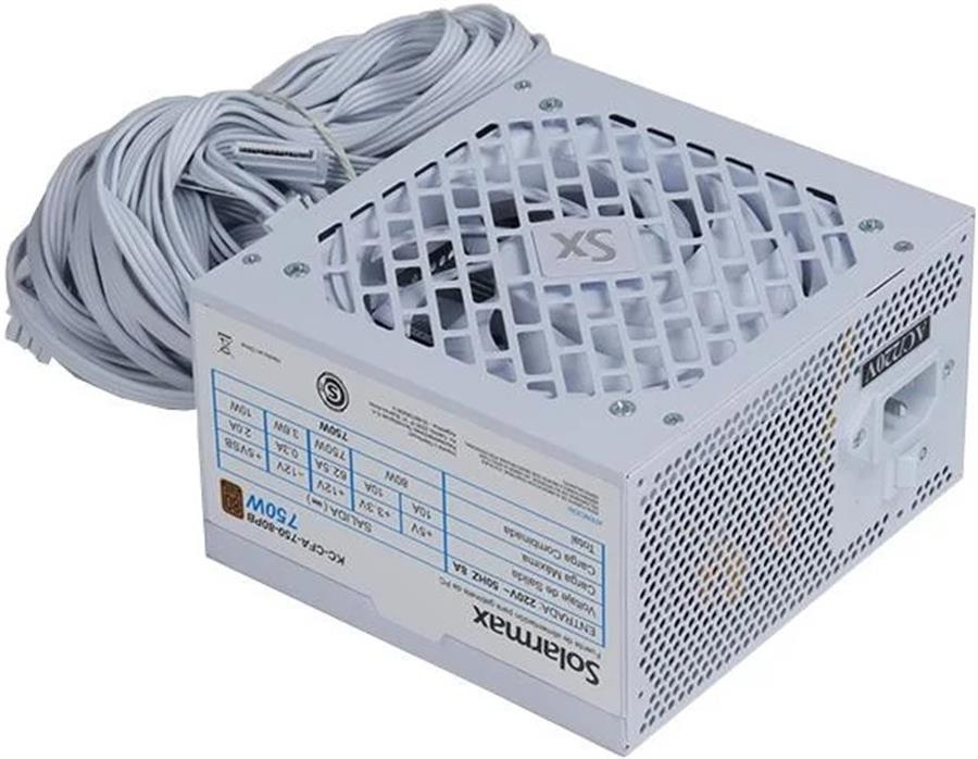 Fuente Solarmax 750w 80+ Bronze Blanca (nueva)