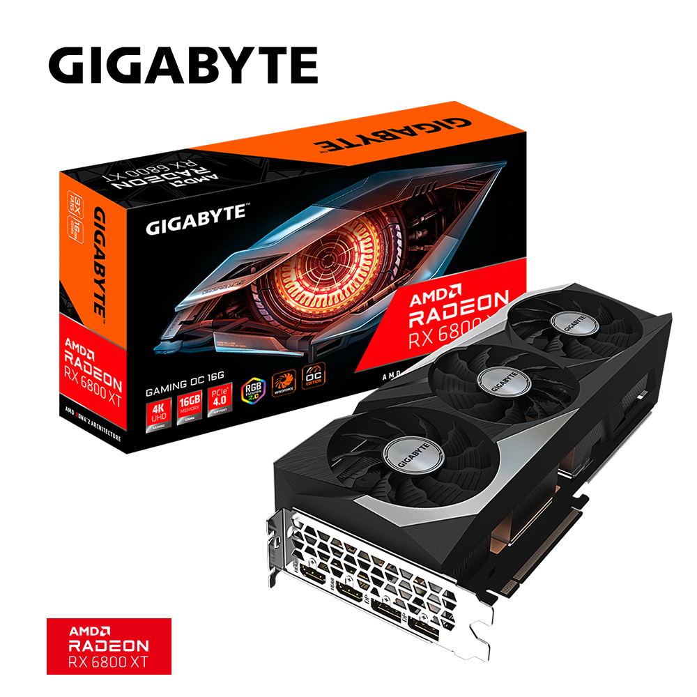 Rx 6800 Xt Gigabyte Gaming Oc 16gb (usada) Cc