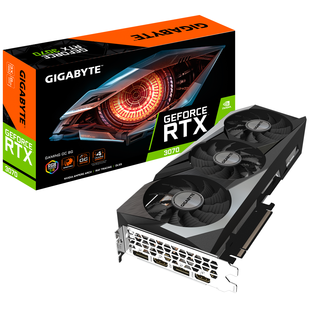 Rtx 3070 Gigabyte Gaming Oc 8gb (usada) Cc