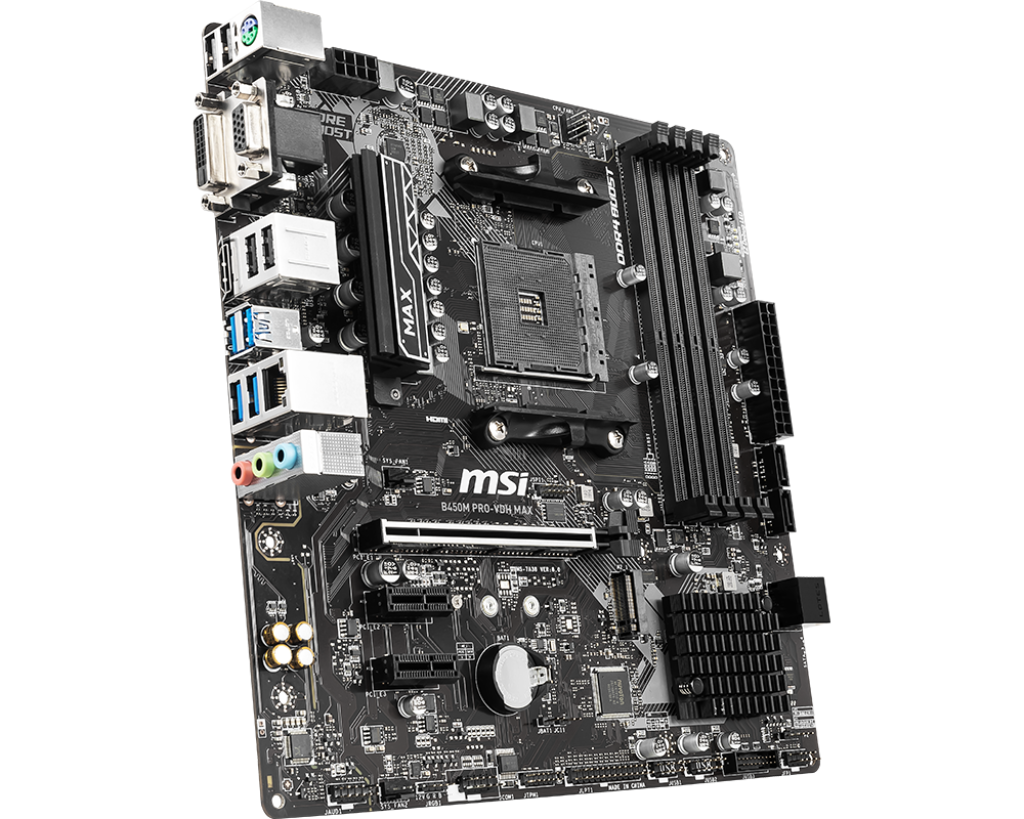 Motherboard B450m Msi Pro Vdh Max (nueva)