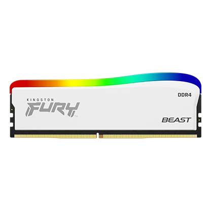 Memoria Ram 16gb Fury Kingston Rgb White Ddr4 3200mhz
