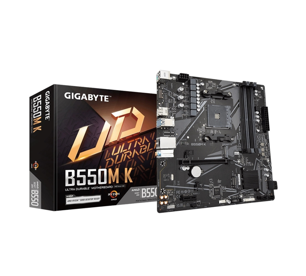 Motherboard Gigabyte B550m K Am4 (nueva)
