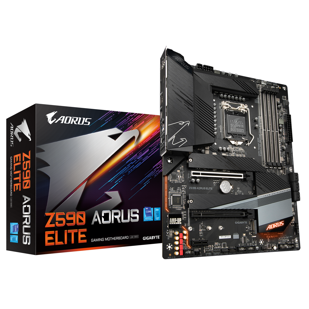 Mother Z590 Aorus Elite Socket 1200 (usada)