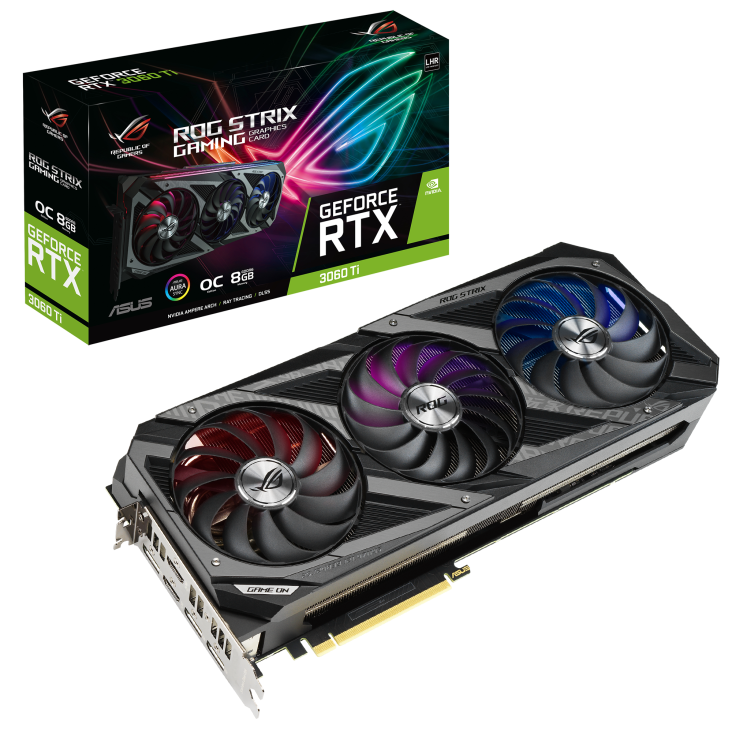 Rtx 3060 Ti Asus Rog Strix 8gb (usada)