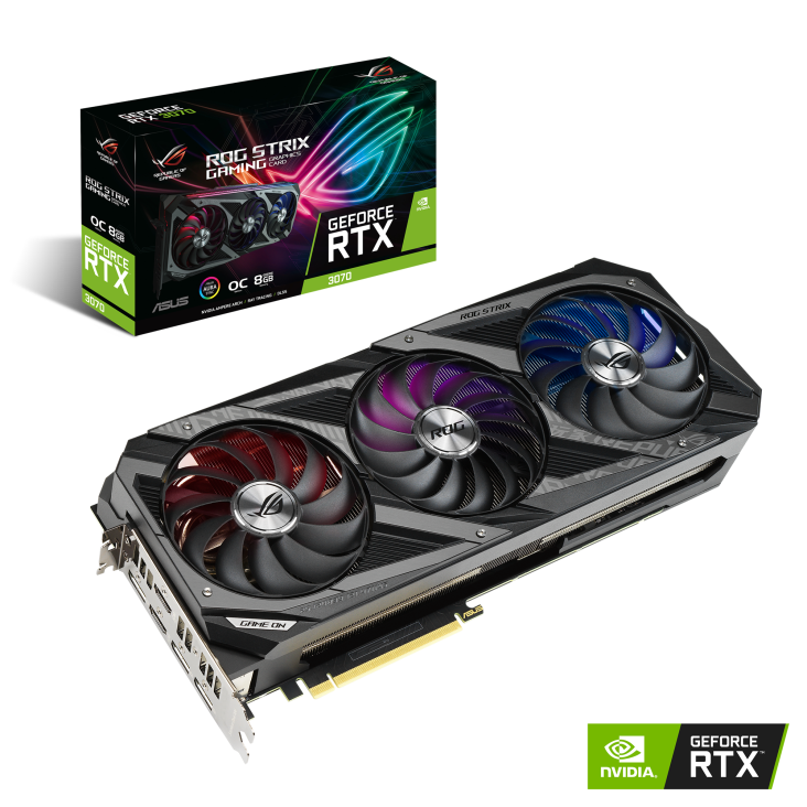 Rtx 3070 Asus Rog Strix 8gb (usada)
