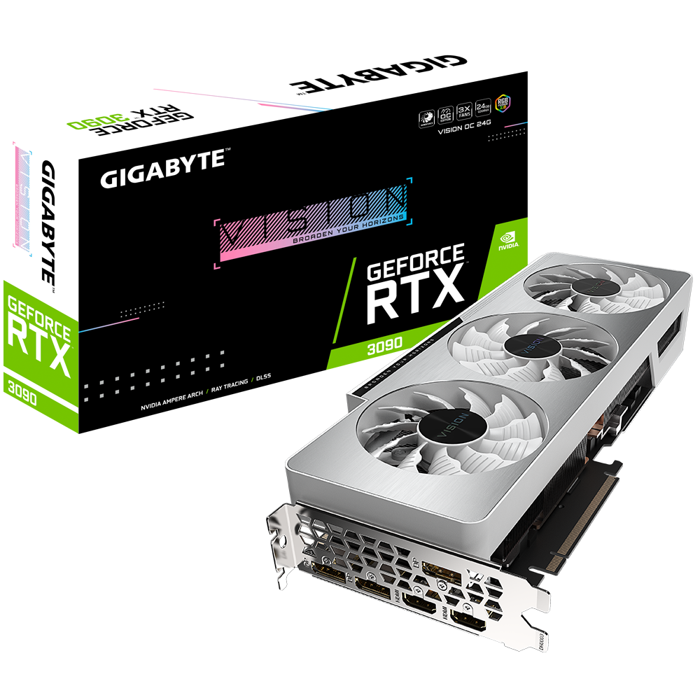 Rtx 3090 Gigabyte Vision 24gb (usada) Sc