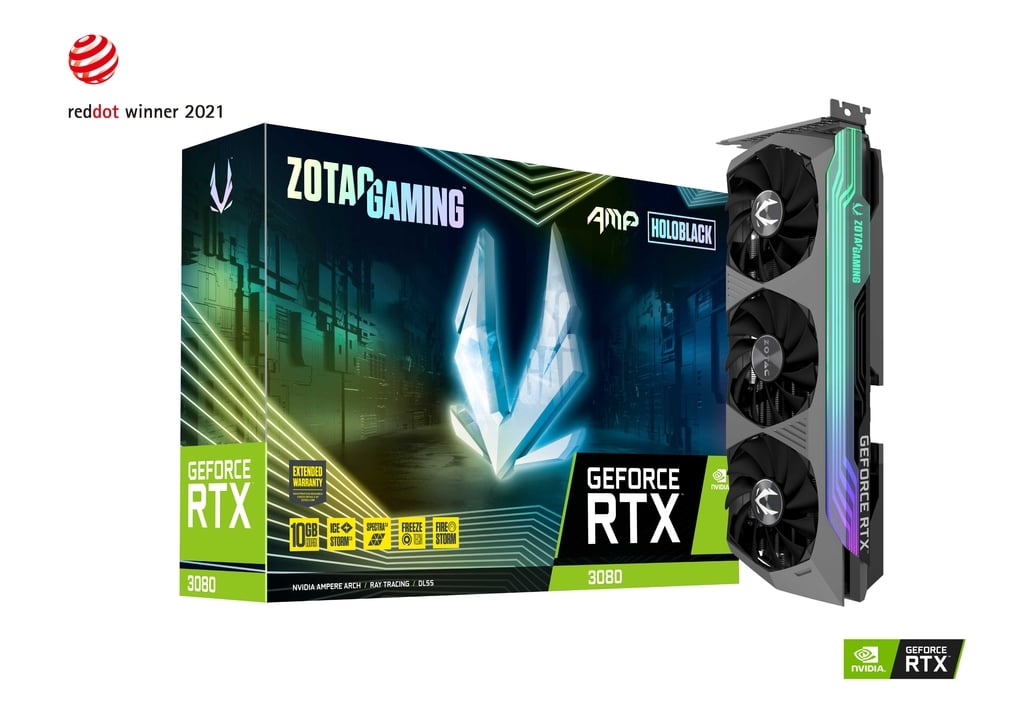 Rtx 3080 Zotac Amp Holo 10gb (usada)