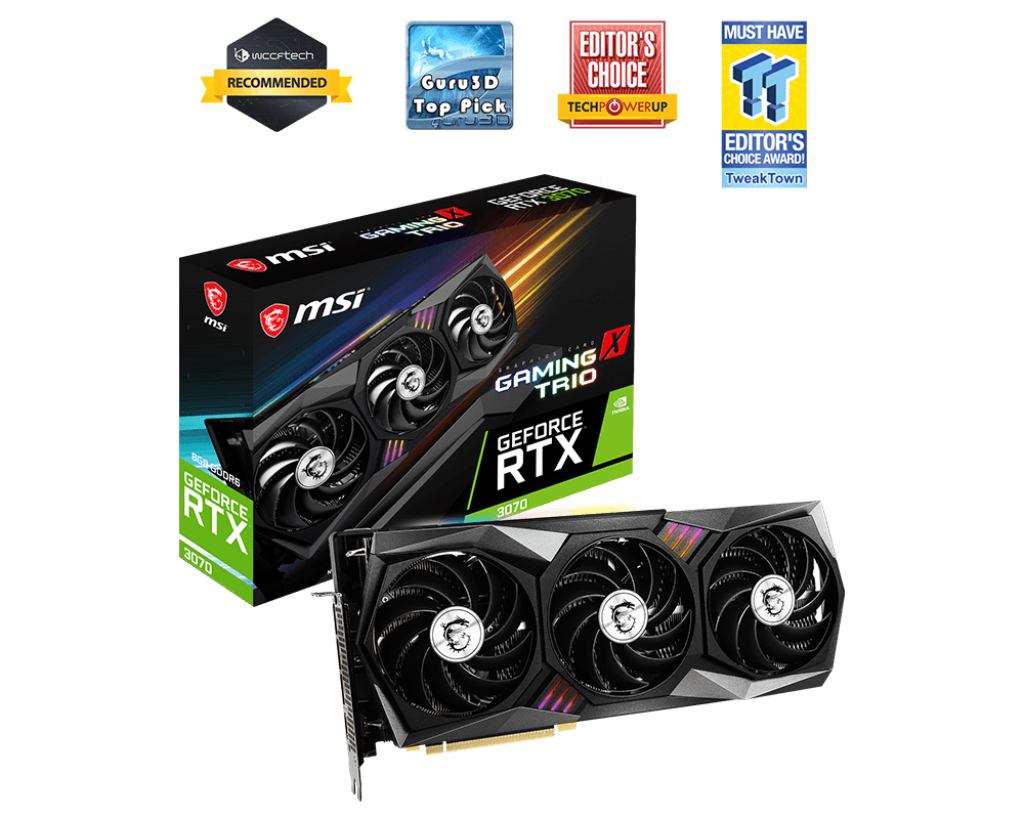 Rtx 3070 Msi Gaming Trio X 8gb (usada) Cc