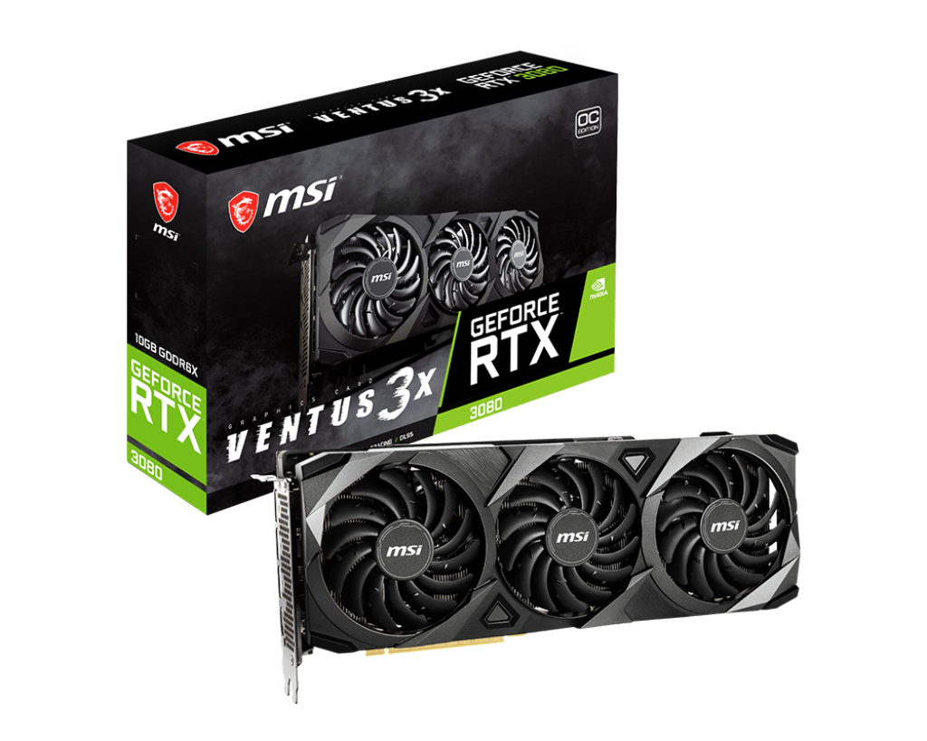 Rtx 3080 Msi Ventus X3 10gb (usada) Sc
