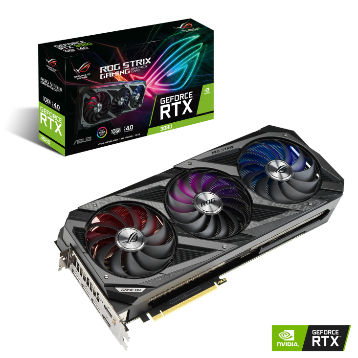 Rtx 3080 Asus Rog Strix 10gb (usada) Sc