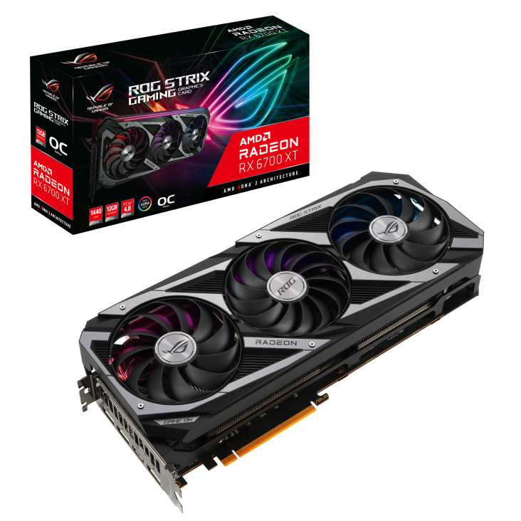 Rx 6700 Xt Asus Rog Strix 12gb (usada)