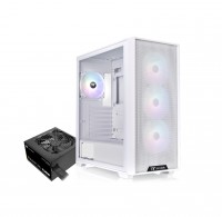 Gabinete Thermaltake H390 Tg White + Fuente 750w 80 Plus Bronce