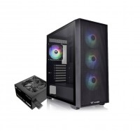 Gabinete Thermaltake H390 Tg Black + Fuente 750w 80 Plus Bronce