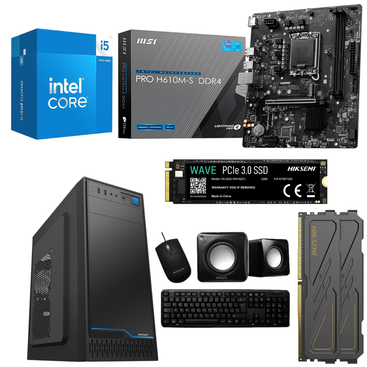 Pc Intel Core I5-12400 16G Ssd 256Gb