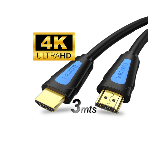 Cable Hdmi 2.0 Ultra Hd 3.00Mts