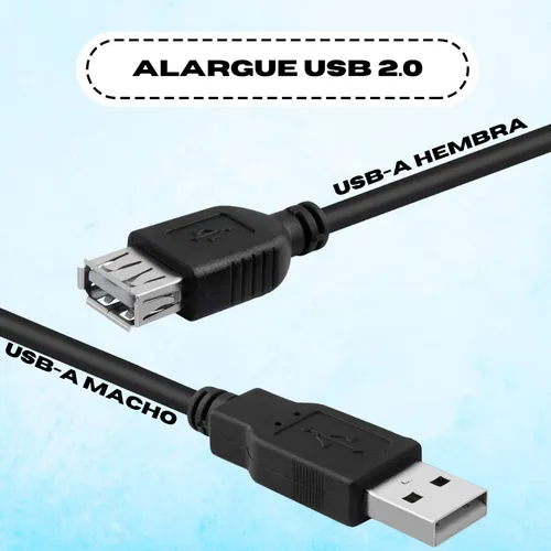 Alargue Usb 2.0 1.50Mts