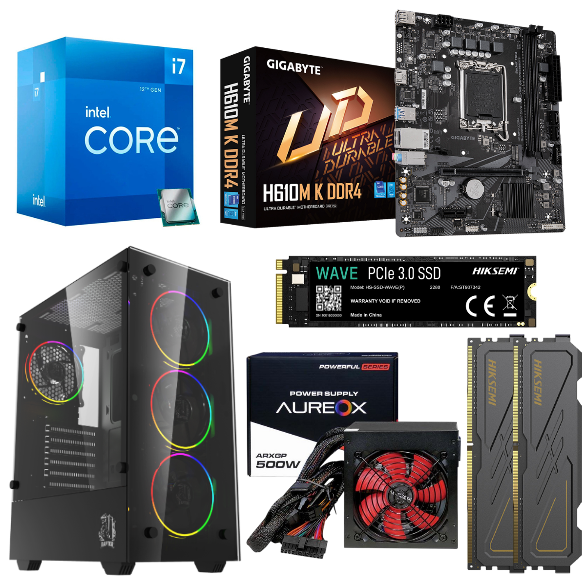 PC INTEL CORE I7-12700 16G SSD 1024GB