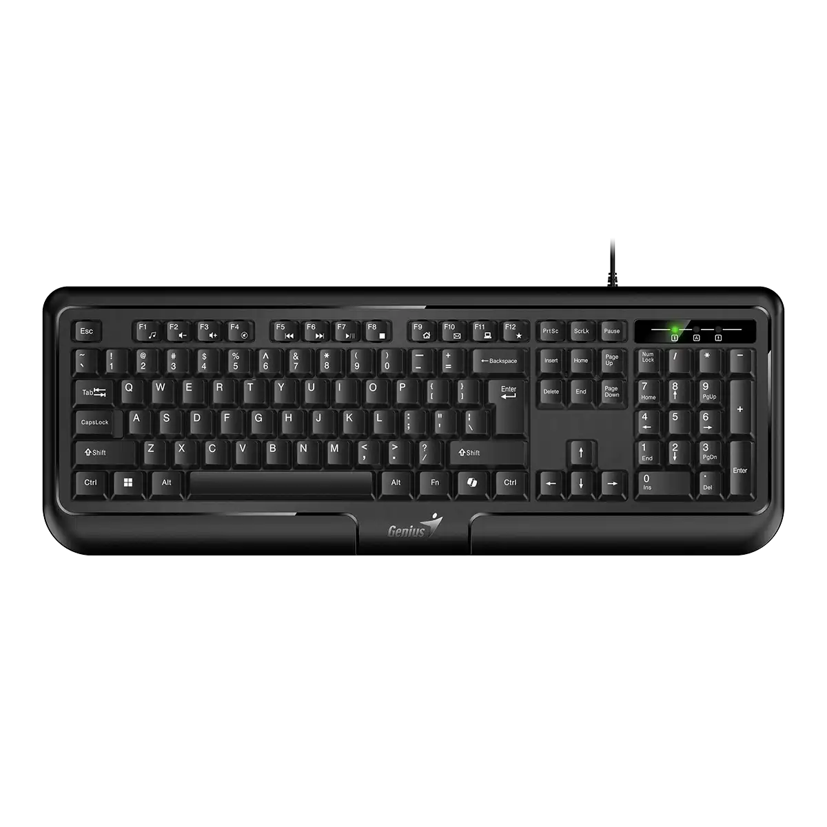 Teclado Con Cable Usb Genius Rs2 Kb-118 Ii Negro