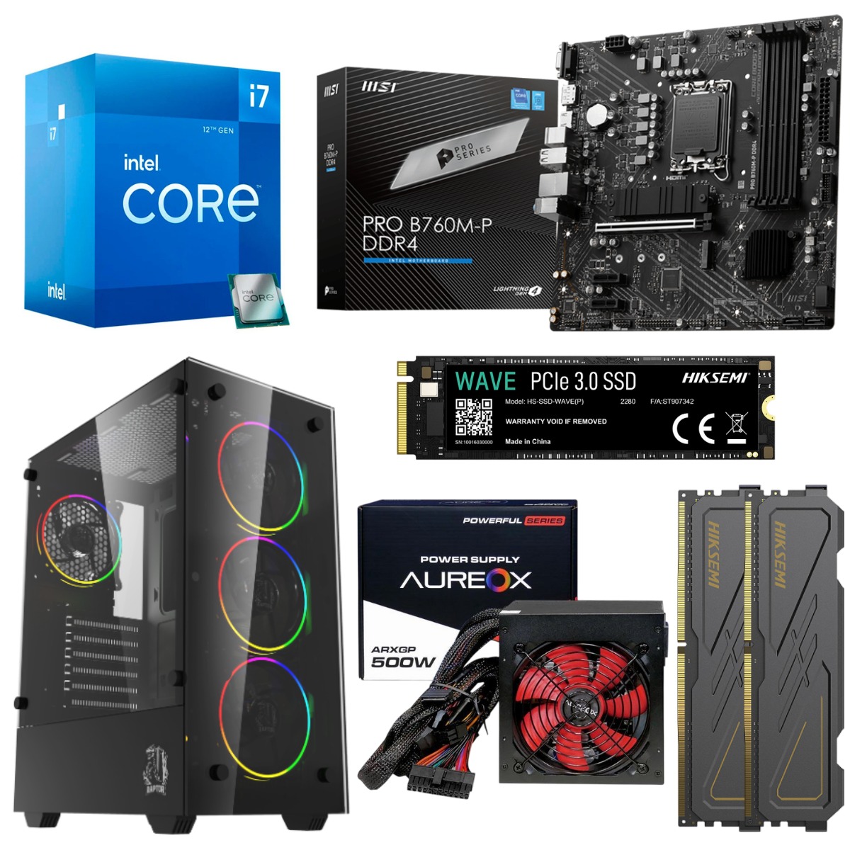 Pc Intel Core I7-12700 16G Ssd 1024Gb