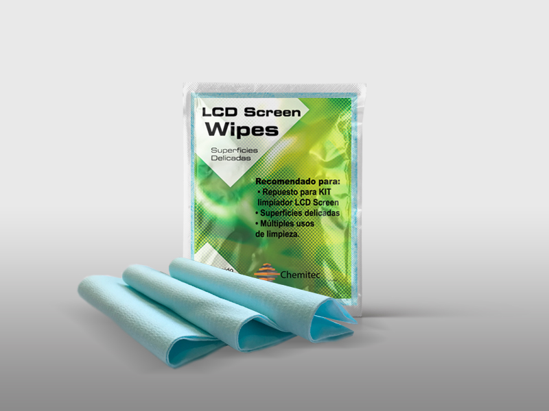 Paños Para Limpieza De Pantalla Notebook/Celular/Monitor Celeste (Incluyen 2)