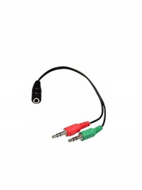 Adaptador Mini Plug Hembra A 2 Mini Plug Macho