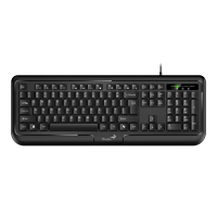 Teclado Con Cable Usb Genius Rs2 Kb-118 Ii Negro