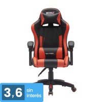 SILLA GAMER NETMAK BEAST COLOR ROJA NM-BEAST-R 120KG